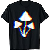 Mushroom Psychedelic EDM Trippy Vaporwave Techno Rave T-Shirt