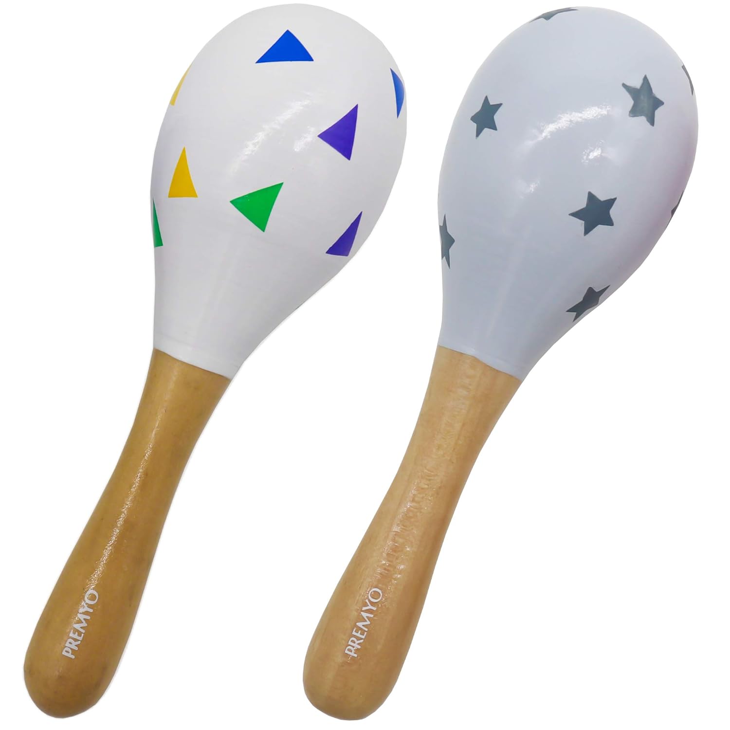 Juguete De Madera Infantiles Premyo Sonajeros Bebe Maracas Triangulos Blanco Instrumentos Musicales Para Ninos Bebes Y Primera Infancia Juguetes Para Bebes Multiapp Gr