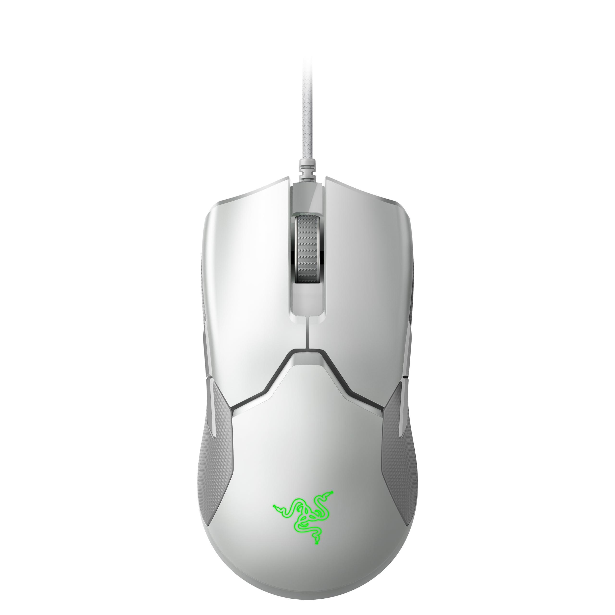 Razer Viper - Ambidextrous Wired Gaming Mouse Optical Mouse Switches (69g Lightweight Design, Speedflex Cable, Optical 5G Sensor, 8 Programmable Buttons, RGB Chroma) Mercury White