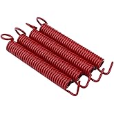 Guyker Noiseless Tremolo Springs (Set of 4) for ST Electric Guitar Bridge Instruments Accessories Replacement Part, Red