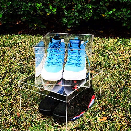 SneakerC Luxury Sneaker Display Box 100 Clear 100 See Through