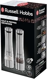 Russell Hobbs Stainless Steel Salt & Pepper Mill Set with Ceramic Grinder view 8