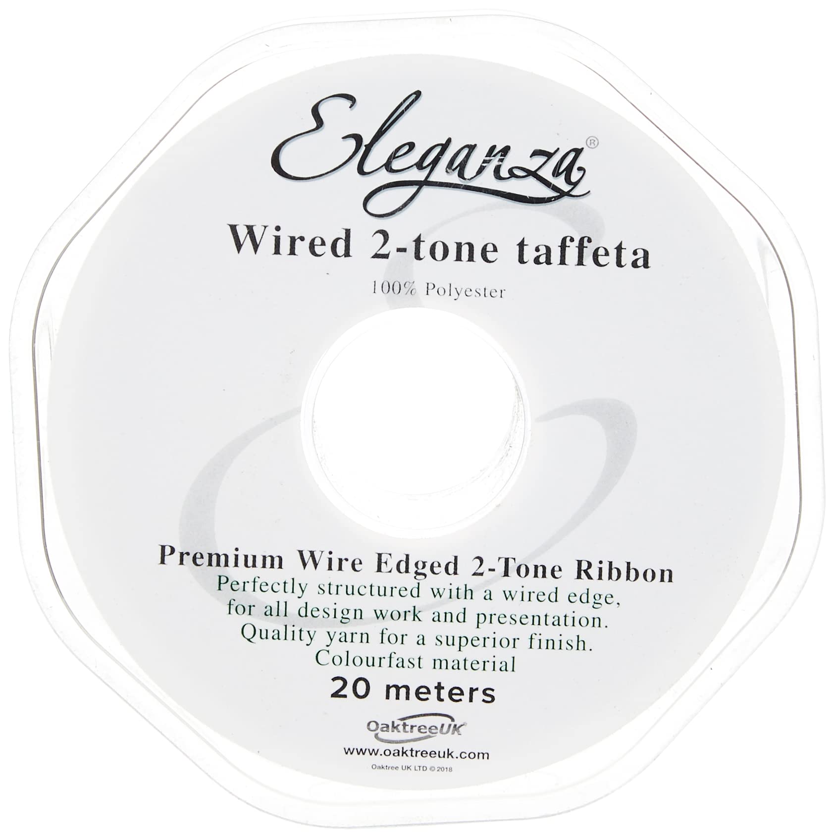 Eleganza 2-Tone Taffeta Teal, 38mm x 20m