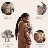 BabyBjörn Baby Carrier Mini 3D Mesh Grey Beige view 4