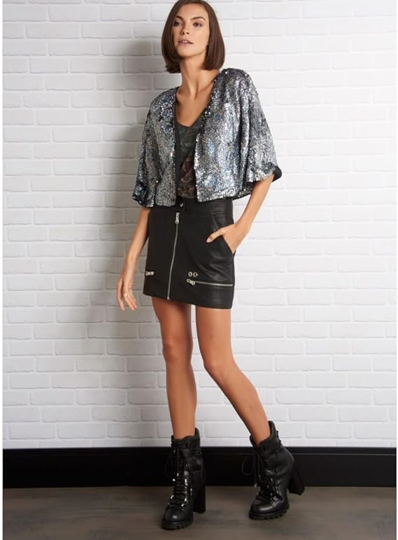 saia de couro john john