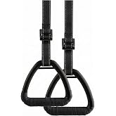 HaeNayc Gymnastic Rings, Gymnastic Rings Equipment, Pull-up Gymnastic Rings, Home Gymnastic Rings no-Punch bar Lanyard for Training Workouts