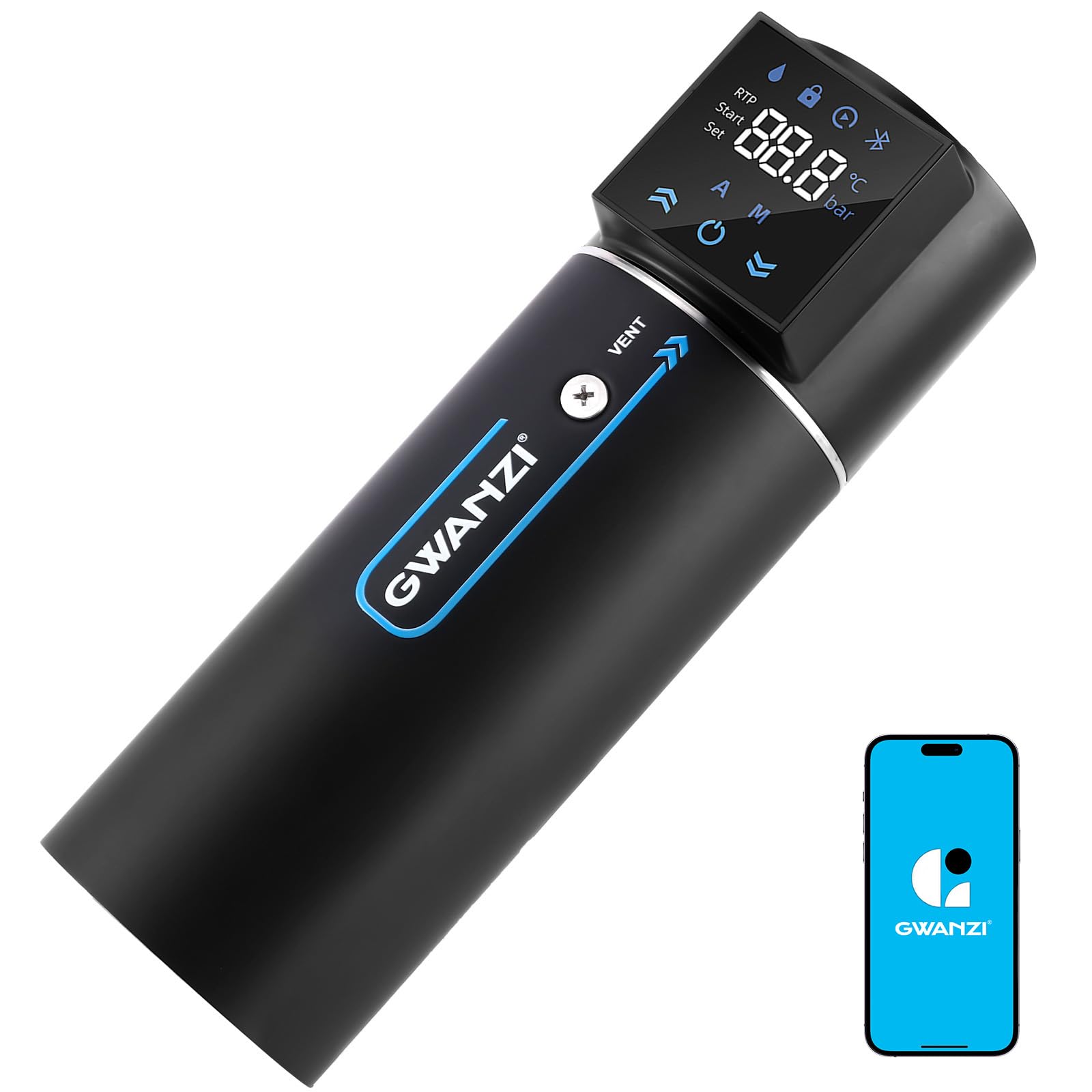 Photo 1 of Gwanzi 1HP Whole House Water Pressure Booster Pump 90PSI 115V Automatic Variable Speed Penmanent Mangnet Motor Constant Pressure Wireless App Control Compact Design for Home House Villa Apartment