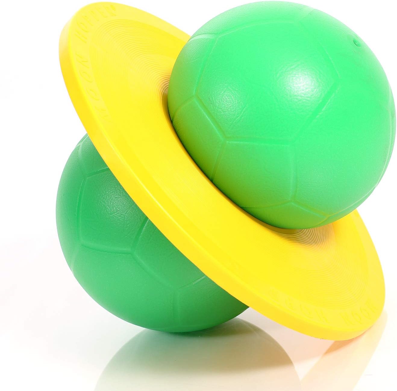 Togu Hüpfball Moonhopper grün/gelb, bis 45 kg belastbar: Amazon.de