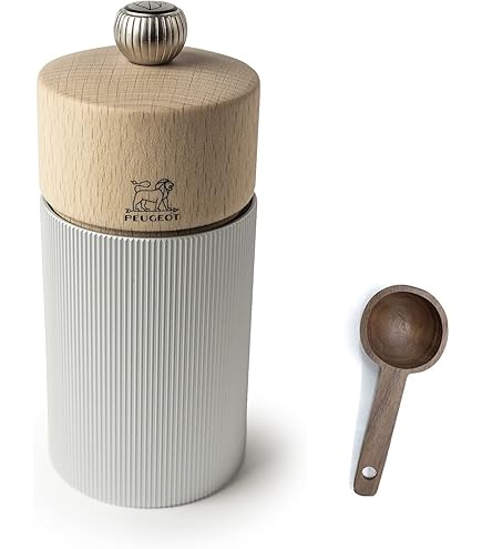 Amazon.com: Peugeot Line Manual Salt & Pepper Mills Gift Set, alu