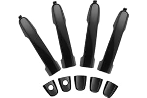 LCYOLADA 4Pcs Exterior Door Handles for Toyota Camry 2002-2006, Corolla Matrix 2003-2013, RAV4 2001-2012, Prius 04-09, Pontiac Vibe 2003-2010, Front & Rear Driver & Passenger Side Replaces# 81309 92894