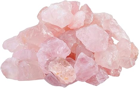Amazon Com Jic Gem Class 1 Bulk Rough Pink Rose Quartz Crystals