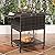 Giantex Portable Rattan Cooler Cart Trolley Outdoor Patio Pool Party Ice Drinks Brown