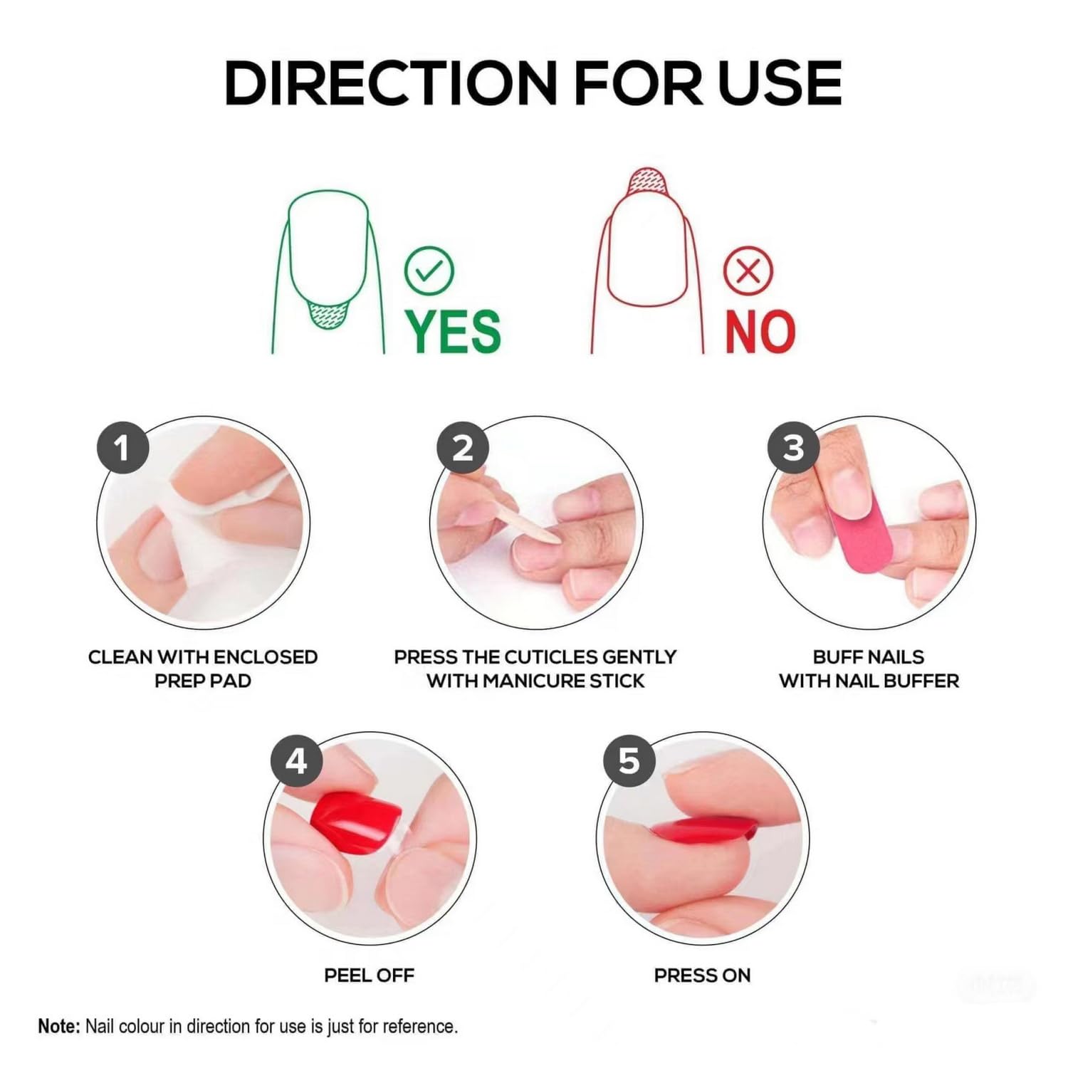 Summer Press on Nails Almond Fake Nails Full Cover Acrylic Nail Kit 3D Flower Charms Nails with designs French Tip Press ons Glossy Glue on Nails Pink False Nails for Women Beach Nails Decor24pcs - Image 6