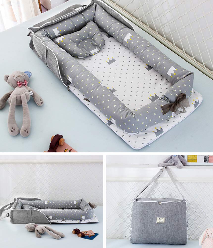 bedroom with baby bed