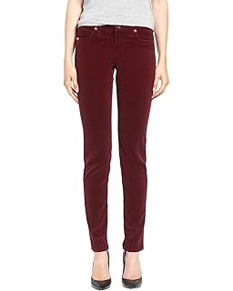 Amazon.com: Buffalo David Bitton Womens Mid Rise Skinny Stretch pana Pantalones Supremo (14/34, Merlot): Clothing