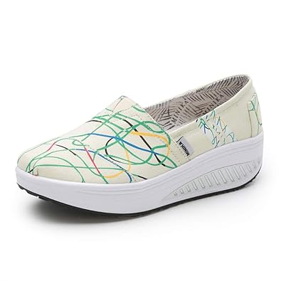 slip on canvas pumps womens