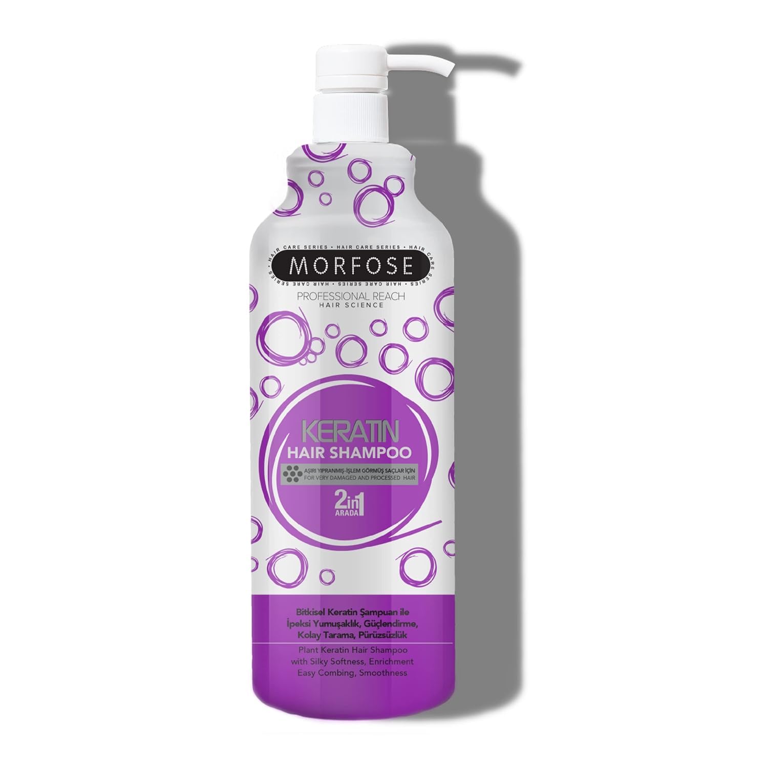 Morfose 2 in 1 Keratin Purple Hair Shampoo 1000 ml