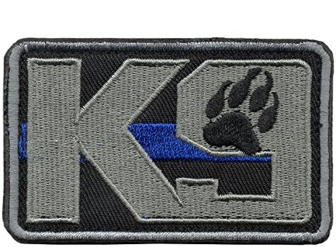 Wilde Passion K9 Police Dog Flag Tactical Morale Velcro Embroidered Patch