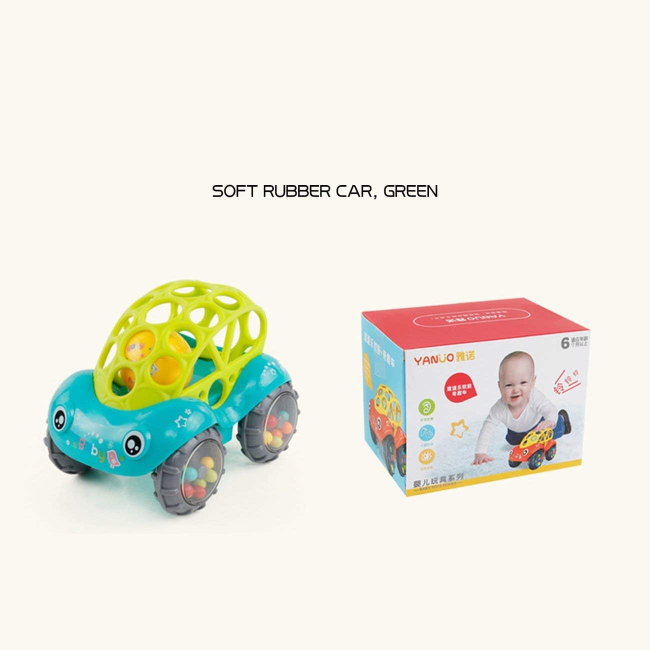 Tree On Life Voiture Bebe Cloches Tenir Jouets En Plastique Souple Bebe Anneau De Dentition Main Attraper Balle Jouet Voiture Enfants Puzzle Jouets Educatifs Precoces Jeux De Balles Et De Ballons Jeux Et Jouets