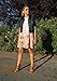 Floerns Women's Scoop-Neck Floral Sleeveless Short Straight Dress, Beige, Small