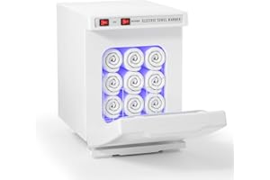 HYTOBP Hot Towel Warmer for Spa, Thermostatic Towel Heater, 2-in-1 Professional Mini Towel Warmer, Beauty Salon and Spa Towel Warmers for Facial.(5L-White)