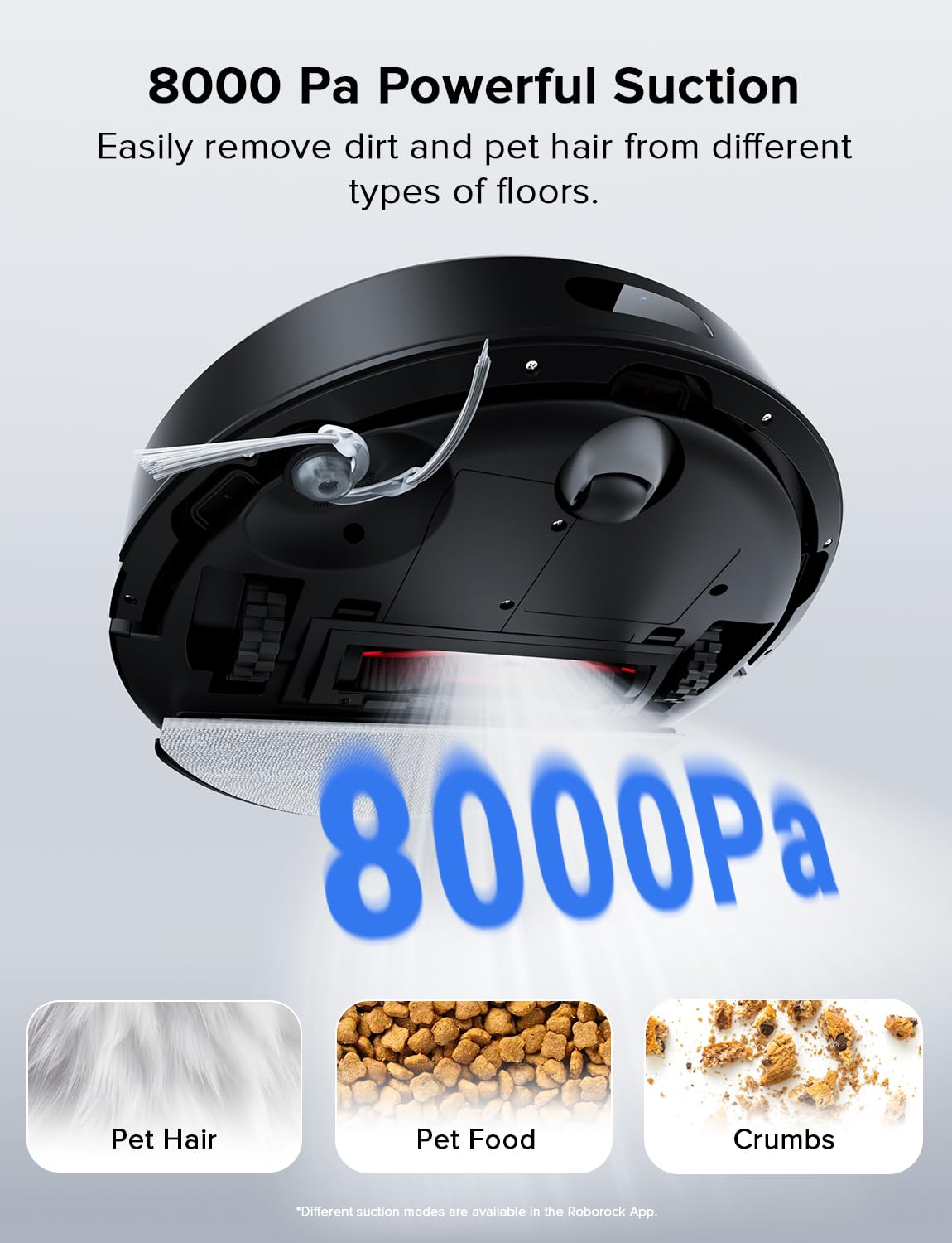 roborock Q7 L5 Robot Aspirador y Trapeador Combo, Succión 8000Pa, Actualizado desde Q5 Pro, Sistema Dual Anti-Enredos, Navegación LiDAR, Mapeo Multinivel, Aspirador Robótico Autocargable, Negro