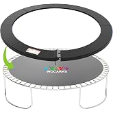 Wocarks Waterproof Trampoline Spring Cover,Safety Pad Replacement 10-16ft | Universal Fit 10-16ft Trampoline Safety Pad Round Frame, Waterproof and Tear-Resistant Safety Spring Cover,No Holes