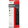 Prime Wire PB802135 6-Outlet Metal Power Workshop Surge Protector with 14-3 SJT 15-Feet Cord