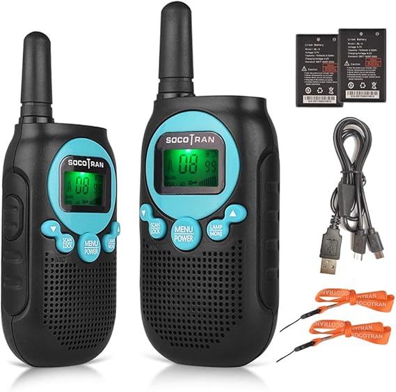 Walkie Talkies Long Range 2 Way Radio Rechargeable Amazon.co.uk