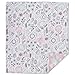 Lolli Living Baby Crib Bedding Quilted Comforter Sparrow Print PREMIUM HIGH QUALITY 100% Cotton Fabric for BEST COMFORT | For Infant,Toddler,Newborn,Nursery,Boy,Girl,Unisex,Quilt,Mattress,Gift | White