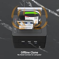 MAIWO Dual Bay Hard Drive Docking Station with
