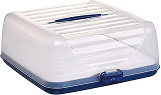 Emsa 516946 Superline Eckiger Partybutler, Befüllbarer Akku, Universaleinsatz, 36 x 35 cm, blau