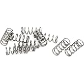uxcell 10Pcs Compression Spring,304 Stainless Steel 6mmOD,0.6mmWD,15mmFL | Silver Tone