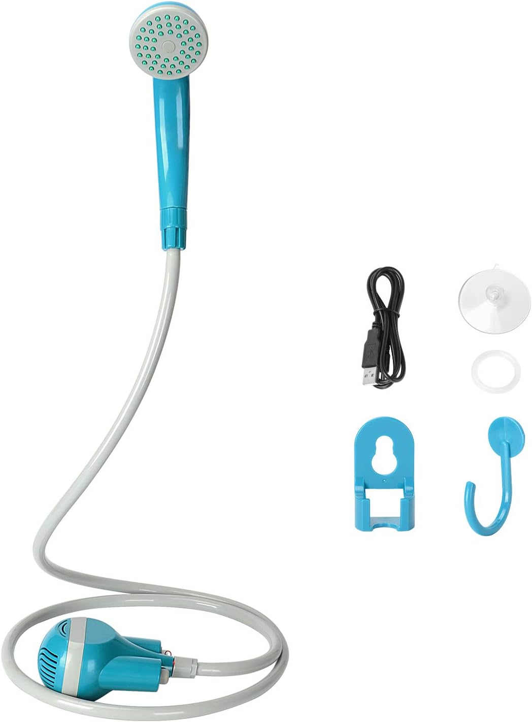 SaveOnMany ® Portable Handheld Portable Shower & Water Pump Turns