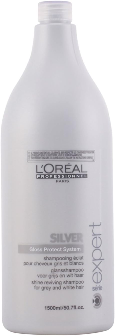 L'Oreal Professional Serie Expert Silver Shine Reviving Shampoo, 50.7 Ounce