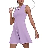 Womens Two Piece Tennis Golf Dress UPF 50+ Active Athletic Exercise Sports Wear Dresses for Women with Pocket Separate Shorts