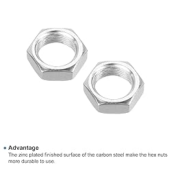 PATIKIL M14 x 1.0 Steel Hex Nuts, 20 Pack Metric