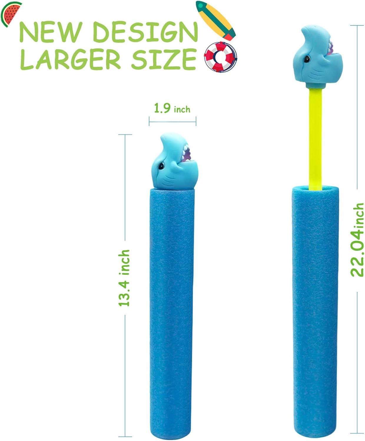 Water Guns for Kids 3 Pack Foam Water Blaster Squirt Gun Shooter Swimming Pool Pump Foam Water Soaker Super Blasters Soaker Summer Beach Toys Outdoor Swimming Pool Party Games Toys Toddlers Boys Girl: Toys & Games