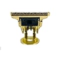 Professional T-Shaped Hair Clipper/Trimmer Standard Replacement Blade Set with Stand T9 Blade with Support,D8 R-Shaped with Bracket Replacement Clipper Head(Gold)