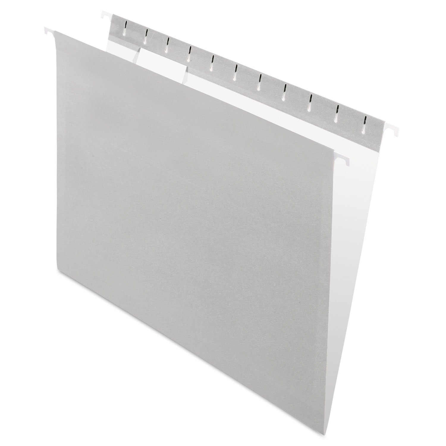 Pendaflex Recycled Hanging Folders, Letter Size, Gray, 1/5 Cut, 25/BX (81604)