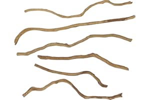 kathson Natural Driftwood for Aquarium, Red Moor Driftwood Mix 12''-16'' Long Driftwood for Decorations Aquarium Driftwood Assorted Shapes Natural Aquarium Decor Driftwood (150g, Delicate Branches)