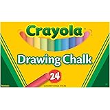 Crayola Drawing Chalk Sticks, Assorted Colors, Box Of 24