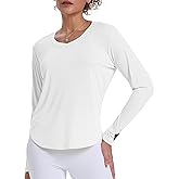 CHALLMOTI Women's Sun Shirts UPF 50+ Long Sleeve UV Protection Shirt Rash Guard Lightweight Quick Dry SPF Workout Hiking Tops