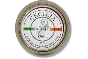 CECILIA ‘SOLO’ Rosin for Violin, Rosin Specially Formulated Violin Rosin for Violin Bows (MINI (Half Cake))