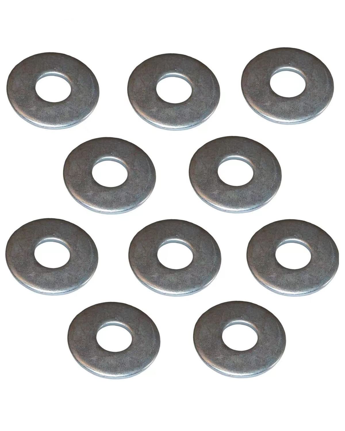 Photo 1 of [20 Pack] 1/2" x 1-1/2" OD Stainless Steel Fender Washer - Choose Size Metal Flat Washers for Bolts (304 Stainless Steel)
