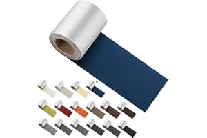 ILOFRI Self Adhesive Leather Repair Patch Tape 3x60 inch, Vinyl and Leather Repair Kit for Couches, Furniture, Car Seat, Boat Seat, Sofa, Vinyl Upholstery, Chair, Interior - Navy Blue