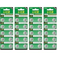 LiCB 40 Pack LR1130 AG10 Batteries 1.5V Alkaline Button Cell Battery