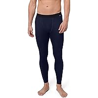Duofold Men's Mid Weight Double Layer Thermal Pant, Blue