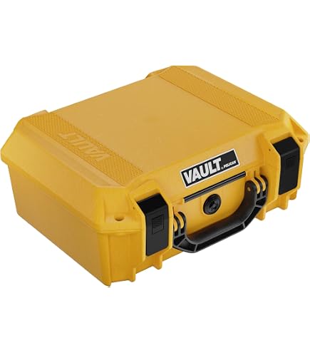 Amazon.com: Pelican Vault V100 Long Case with Foam (Yellow