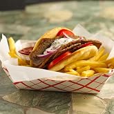 Kronos Frozen Gyro Beef &amp; Lamb Strips, 1.25 oz (128 Count) - Food Service Bulk Pack